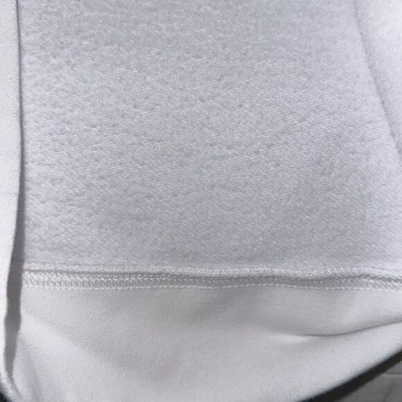 Athleta S White Limitless Printed Graphic Crewneck  Fleece Interior Pullover - Picture 14 of 14
